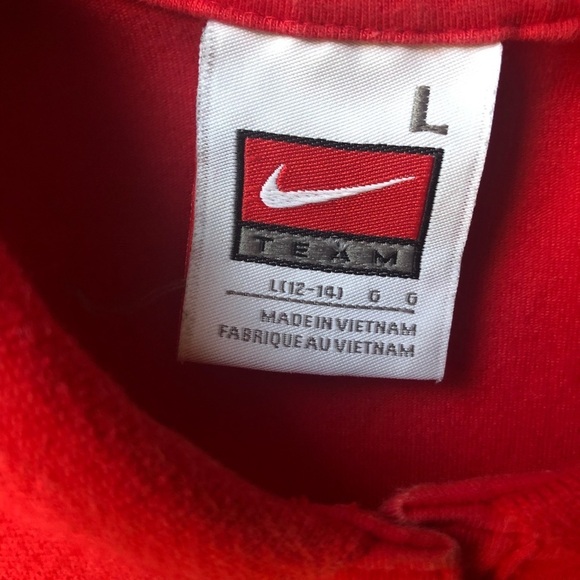 Red Nike Ole Miss polo Shirt Size Large - Picture 6 of 8